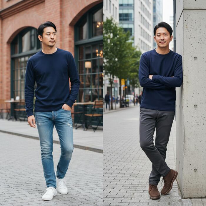 BARNSOUTFITTERSバーンズ長袖日本製ストレッチスパンフライスロンTメンズレディースユニセックスロングスリーブロンT9分袖Tシャツ綿コットンホワイトブラックネイビーオリーブ無地BR-8420