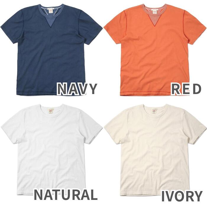 BARNSOUTFITTERSバーンズTシャツコズンヘビーウエイト半袖メンズアメカジ丸胴ブランド日本製定番無地両VガゼットクルーネックSTANDARDCOZUNBR-8145