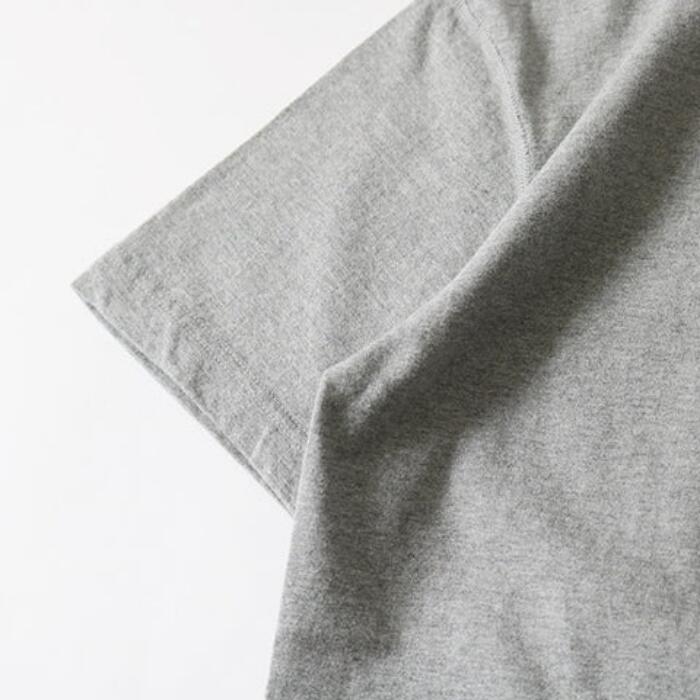 BARNSOUTFITTERSバーンズ日本製メンズ半袖Tシャツアメカジヘビーウエイト厚手綿100コットンフラットシーマアウトフィッターズCOZUN丸胴ヴィンテージヘンリーネックBR-8146