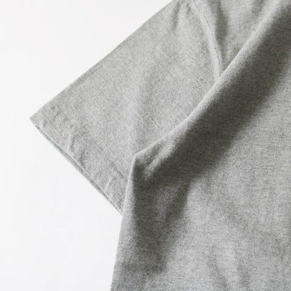 BARNSOUTFITTERSバーンズ日本製メンズ半袖Tシャツアメカジヘビーウエイト厚手綿100コットンフラットシーマアウトフィッターズCOZUN丸胴ヴィンテージヘンリーネックBR-8146