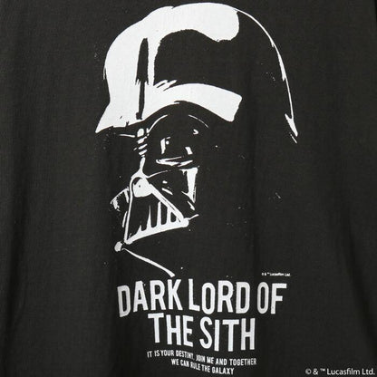 BARNSOUTFITTERSバーンズ日本製半袖吊り編みクルーネックプリントTシャツスターウォーズダースベイダーシディアスシスの暗黒卿メンズレディースユニセックス綿100％天竺ブラックビンテージBR-26181