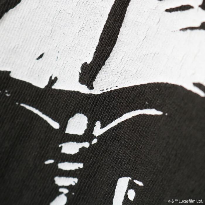 BARNSOUTFITTERSバーンズ日本製半袖吊り編みクルーネックプリントTシャツスターウォーズダースベイダーシディアスシスの暗黒卿メンズレディースユニセックス綿100％天竺ブラックビンテージBR-26181