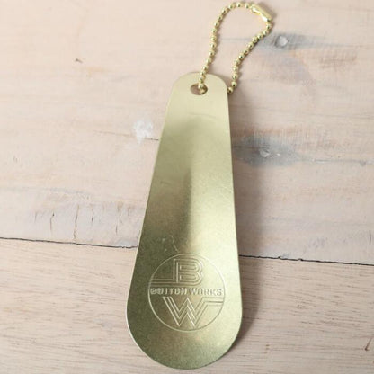 ＼クーポン配布中／ボタンワークス靴ベラ日本製バーンズキーホルダー鉄黒銀シルバーBARNSOUTFITTERSButtonWorksShoehorn