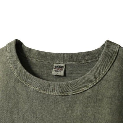 BARNSOUTFITTERSバーンズ日本製半袖クルーネック50sスクエアショートスリーブプリントTシャツディズニーミッキーマウスコラボメンズレディースユニセックス綿100％ピグメント蒸気船ウィリーBR-26284