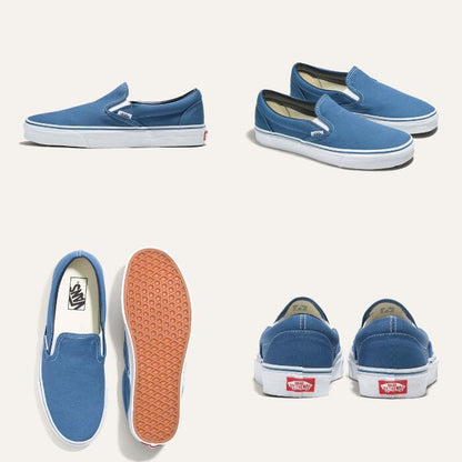 VANSヴァンズスリッポンクラシックスニーカー靴シューズCLASSICSLIP-ON正規品メンズレディースユニセックスチェックブラックホワイトネイビーバンズ定番紐無しカジュアルサンダルVN000EYE