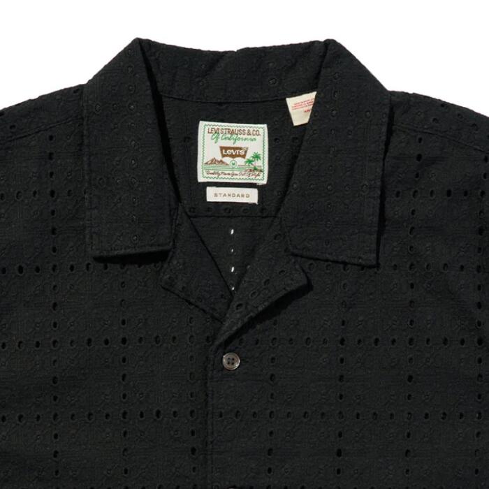 リーバイスLevi'sメンズシャツ綿100スタンダードフィットメンズ半袖シャツ開襟シャツ涼しいレースキャンプシャツカジュアルシャツ005H50004005H50002