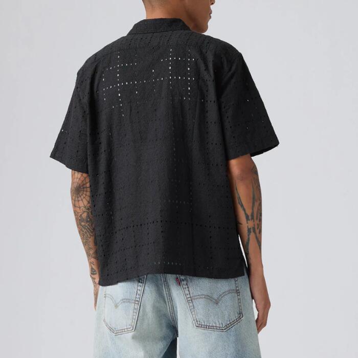 リーバイスLevi'sメンズシャツ綿100スタンダードフィットメンズ半袖シャツ開襟シャツ涼しいレースキャンプシャツカジュアルシャツ005H50004005H50002