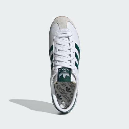 アディダススニーカーレディースカントリージャパンIE4042adidasOriginalsCOUNTRYJAPANゴートレザー本革ホワイトグリーン薄底ローカット
