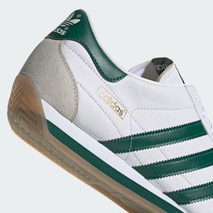 アディダススニーカーレディースカントリージャパンIE4042adidasOriginalsCOUNTRYJAPANゴートレザー本革ホワイトグリーン薄底ローカット