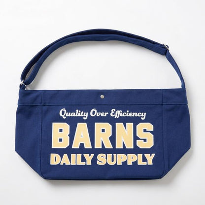 バーンズアウトフィッターズbarnsoutfittersショルダーバッグバッグメンズレディースニュースペーパーバッグユニセックスアメカジ綿100コットン大容量マチ広大きめ斜めがけ大人A4ブランドBR-26119BR-26394
