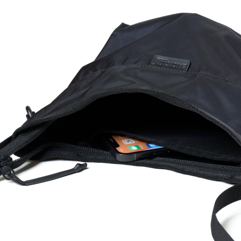 BAICYCLONbybagjackバイシクロンBCL-56ミニショルダーバッグメンズレディース斜めがけ軽量撥水小さめコンパクトナイロンCORDURAコーデュラリップストップサブバッグ旅行アウトドアブラック