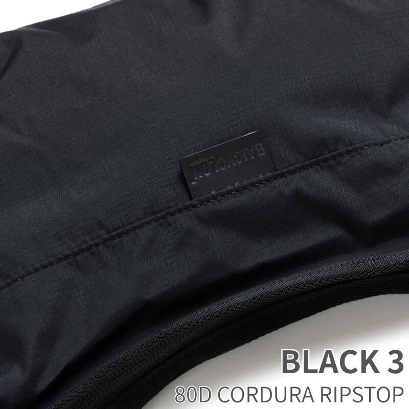 BAICYCLONbybagjackバイシクロンBCL-56ミニショルダーバッグメンズレディース斜めがけ軽量撥水小さめコンパクトナイロンCORDURAコーデュラリップストップサブバッグ旅行アウトドアブラック