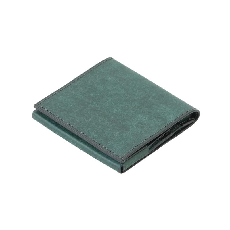 PLOWS プラウズ 二つ折り財布 メンズ レディース dritto 2 thin プエブロver ミニ財布 コンパクト財布 小さい財布 薄型 本革 牛革 プエブロレザー 日本製 ペトローリオ サビア オリーバ コッチネーラ タバコ ネイビー ネロ