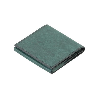 PLOWS プラウズ 二つ折り財布 メンズ レディース dritto 2 thin プエブロver ミニ財布 コンパクト財布 小さい財布 薄型 本革 牛革 プエブロレザー 日本製 ペトローリオ サビア オリーバ コッチネーラ タバコ ネイビー ネロ