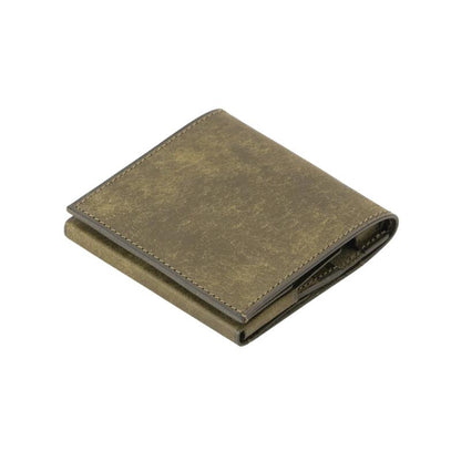 PLOWS プラウズ 二つ折り財布 メンズ レディース dritto 2 thin プエブロver ミニ財布 コンパクト財布 小さい財布 薄型 本革 牛革 プエブロレザー 日本製 ペトローリオ サビア オリーバ コッチネーラ タバコ ネイビー ネロ