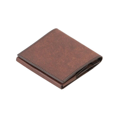 PLOWS プラウズ 二つ折り財布 メンズ レディース dritto 2 thin プエブロver ミニ財布 コンパクト財布 小さい財布 薄型 本革 牛革 プエブロレザー 日本製 ペトローリオ サビア オリーバ コッチネーラ タバコ ネイビー ネロ