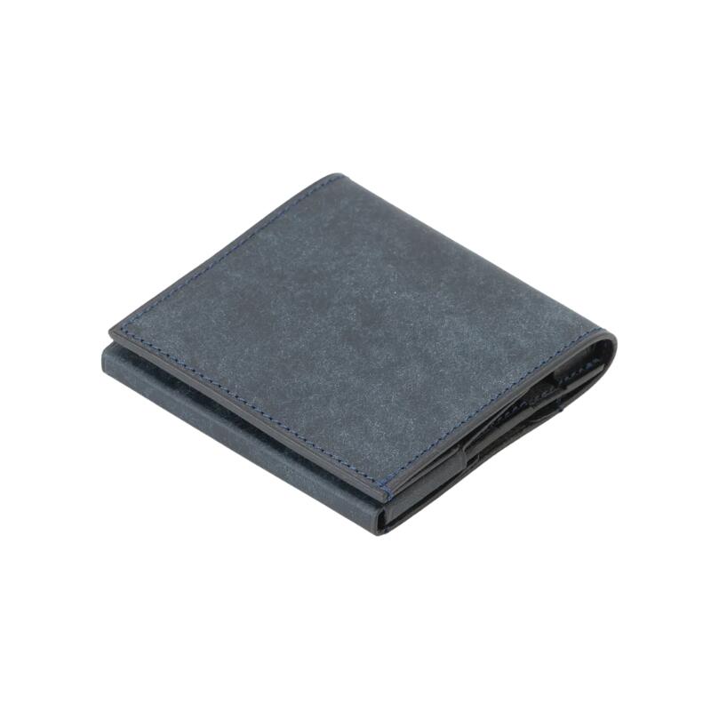PLOWS プラウズ 二つ折り財布 メンズ レディース dritto 2 thin プエブロver ミニ財布 コンパクト財布 小さい財布 薄型 本革 牛革 プエブロレザー 日本製 ペトローリオ サビア オリーバ コッチネーラ タバコ ネイビー ネロ