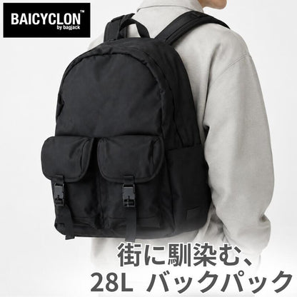 BAICYCLONbybagjackバイシクロンバイバッグジャックNCL-03BACKPACK28LリュックバックパックCORDURAコーデュラPC収納撥水メンズレディース通勤通学ブラック