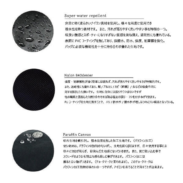 LIVERALJyabora2waySacocheBlackseriesサコッシュL4001全3種Superwaterrepellent/Nylon840denier/Parafincanvas【日本製】