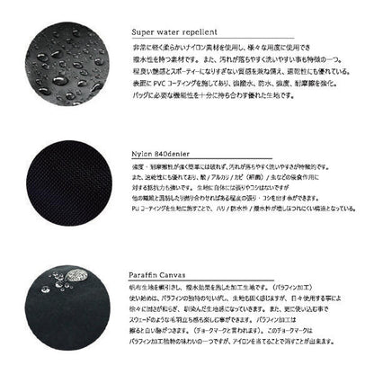 LIVERALJyabora2waySacocheBlackseriesサコッシュL4001全3種Superwaterrepellent/Nylon840denier/Parafincanvas【日本製】